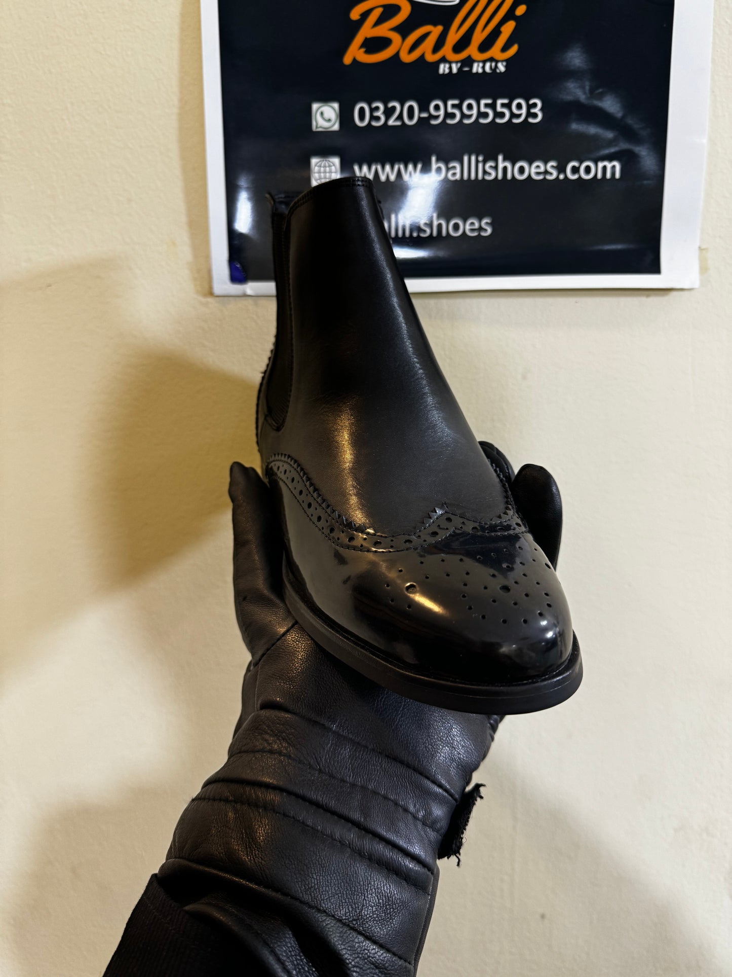 Leather Chelsea boots