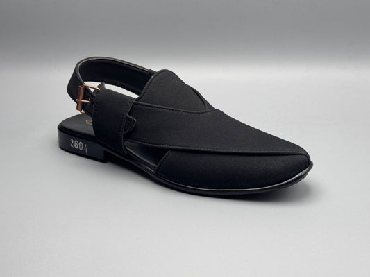 Balli Suede Chappal (Black)