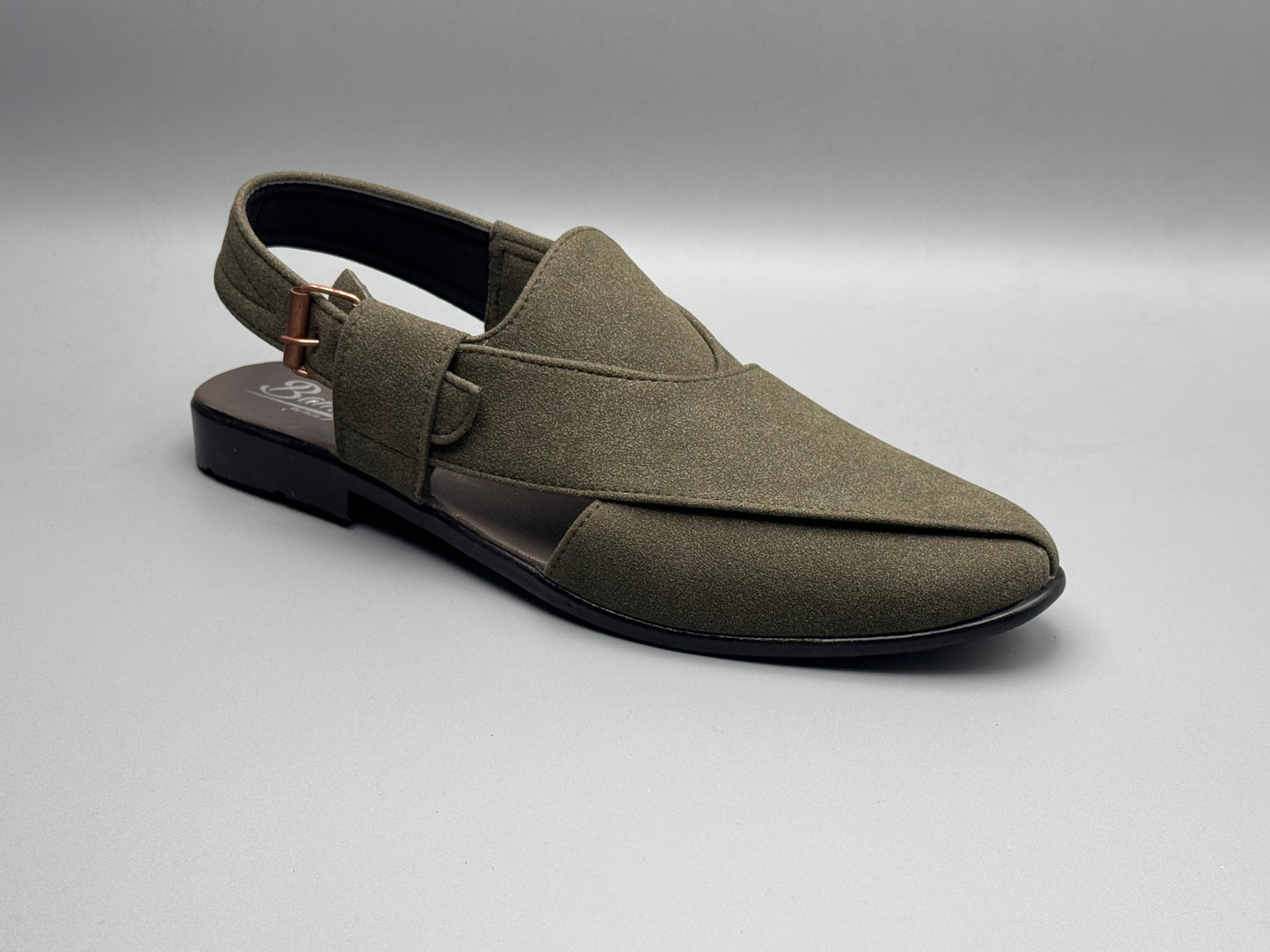 Balli Suede Chappal (Green)