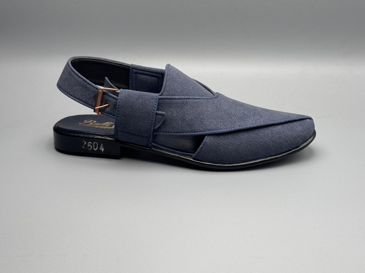 Balli Suede Chappal (Blue)