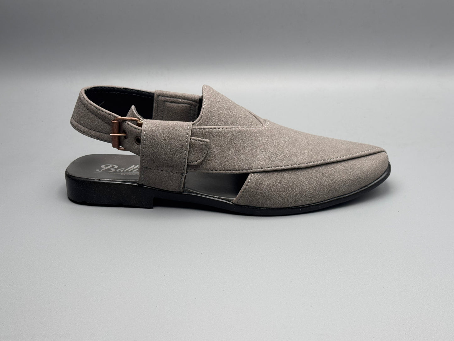 Balli Suede Chappal (Grey)