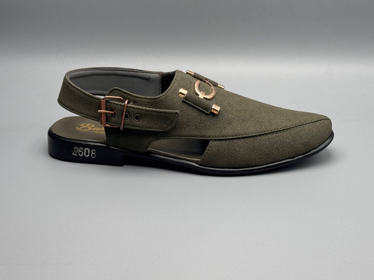S-Suede chappal (Green)