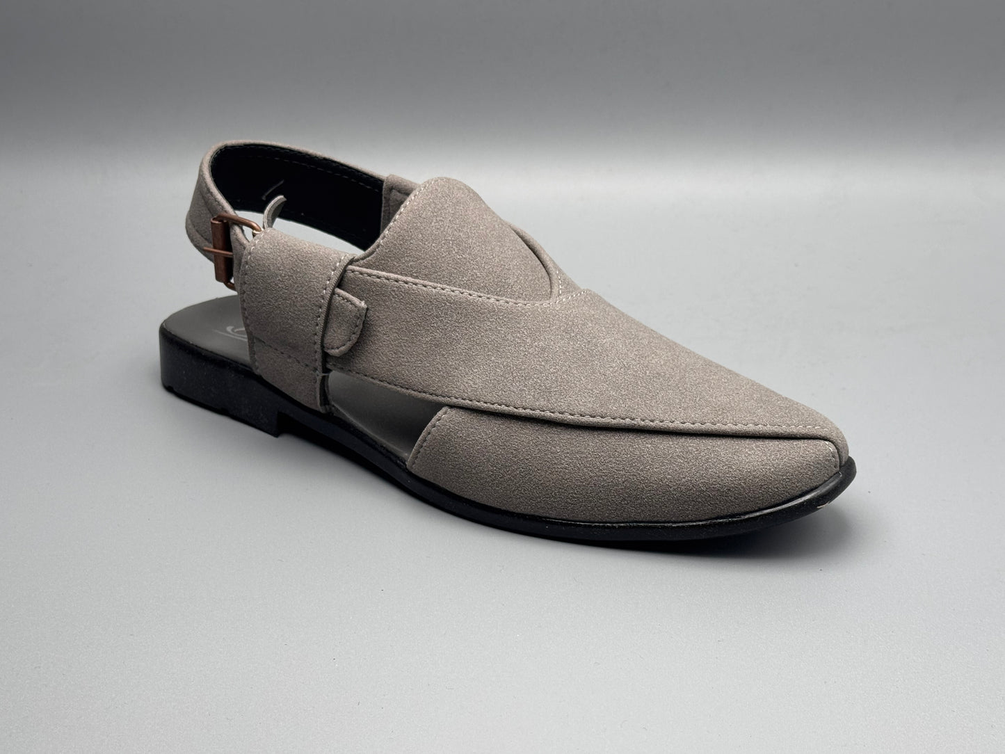 Balli Suede Chappal (Grey)