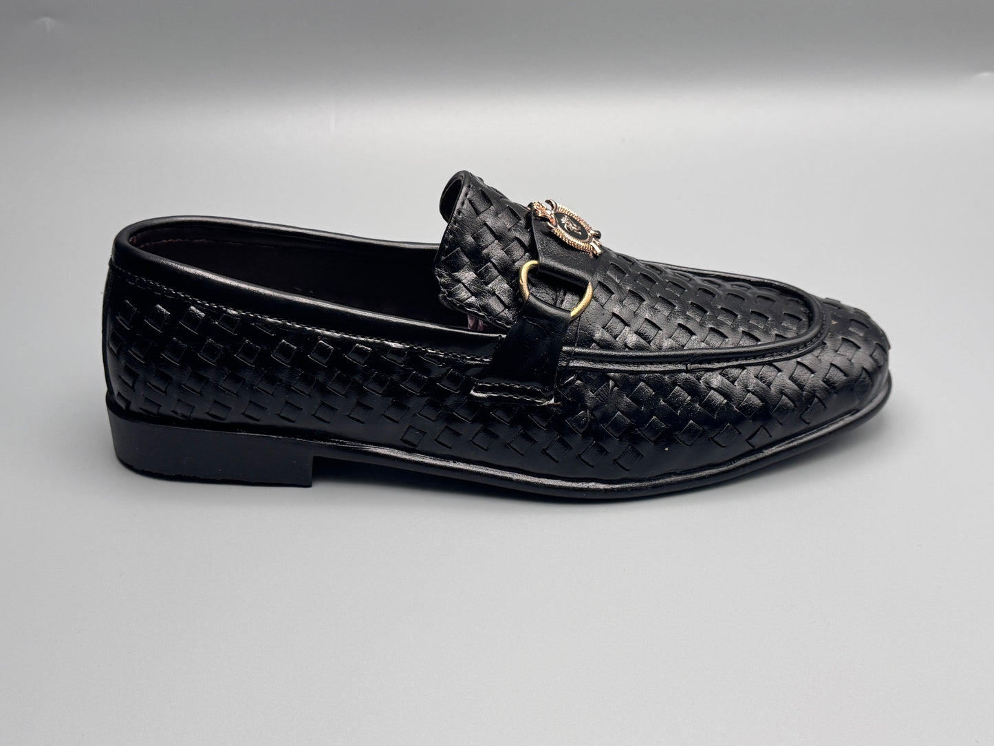 Croco dress shoes (royal)