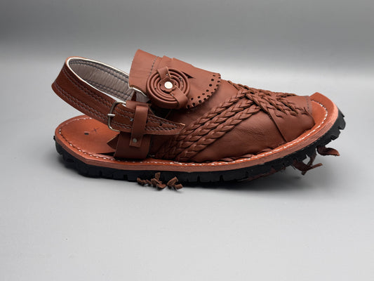 Leather tyresole chappal