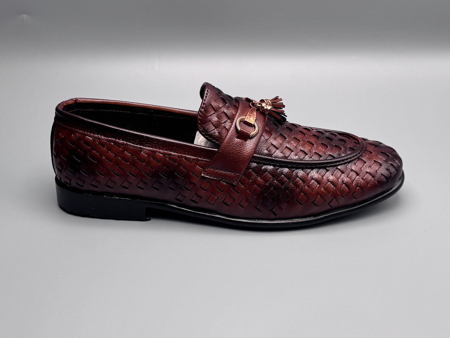 Croco dress shoes (royal)