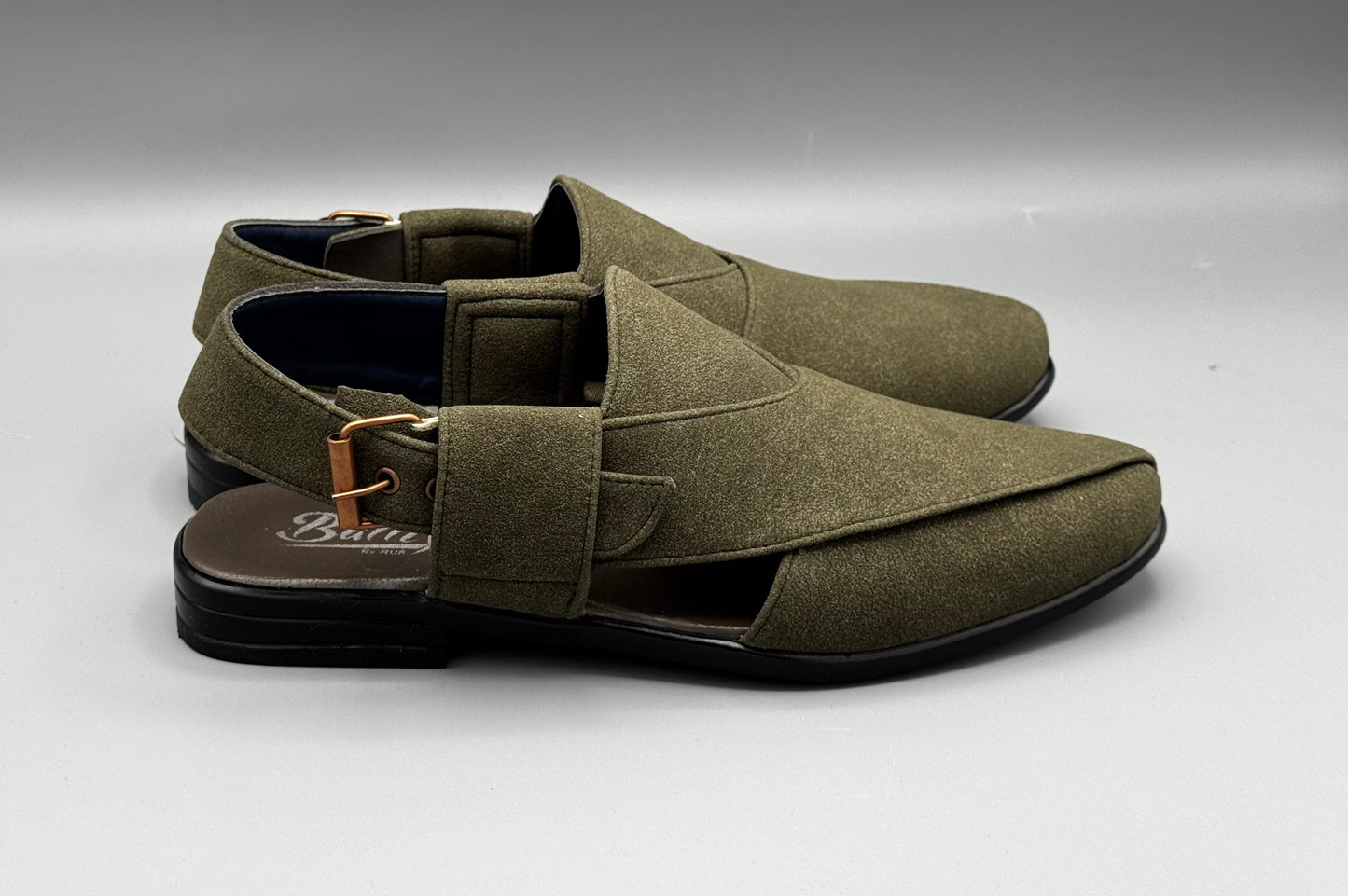 Balli Suede Chappal (Green)