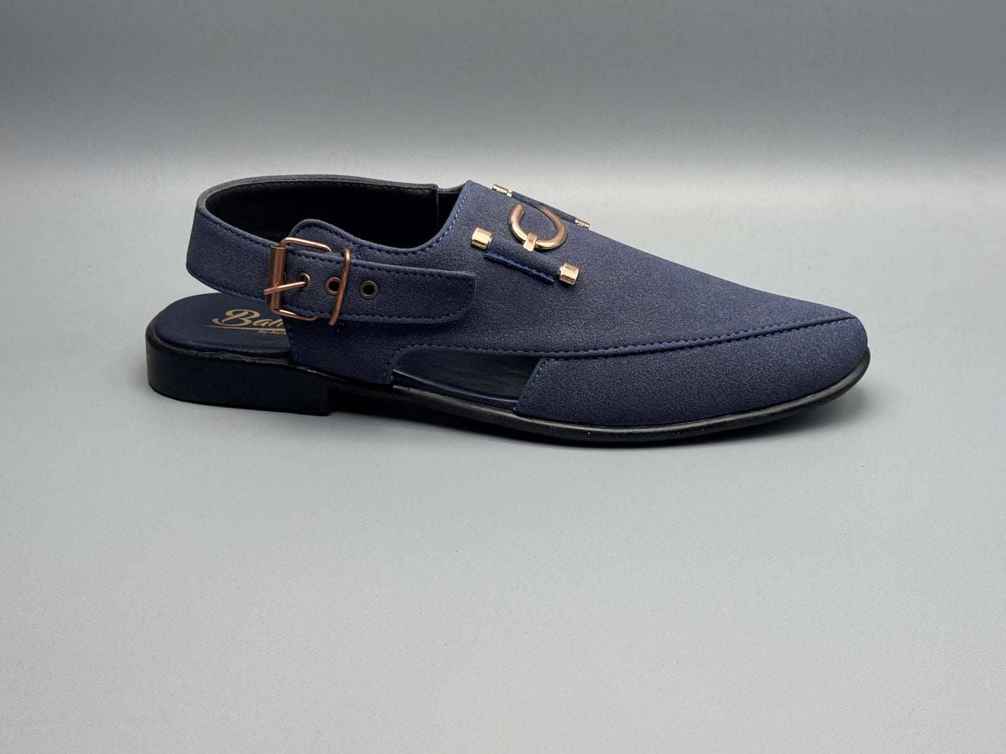 S-Suede chappal (royal blue)