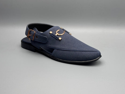 S-Suede chappal (royal blue)