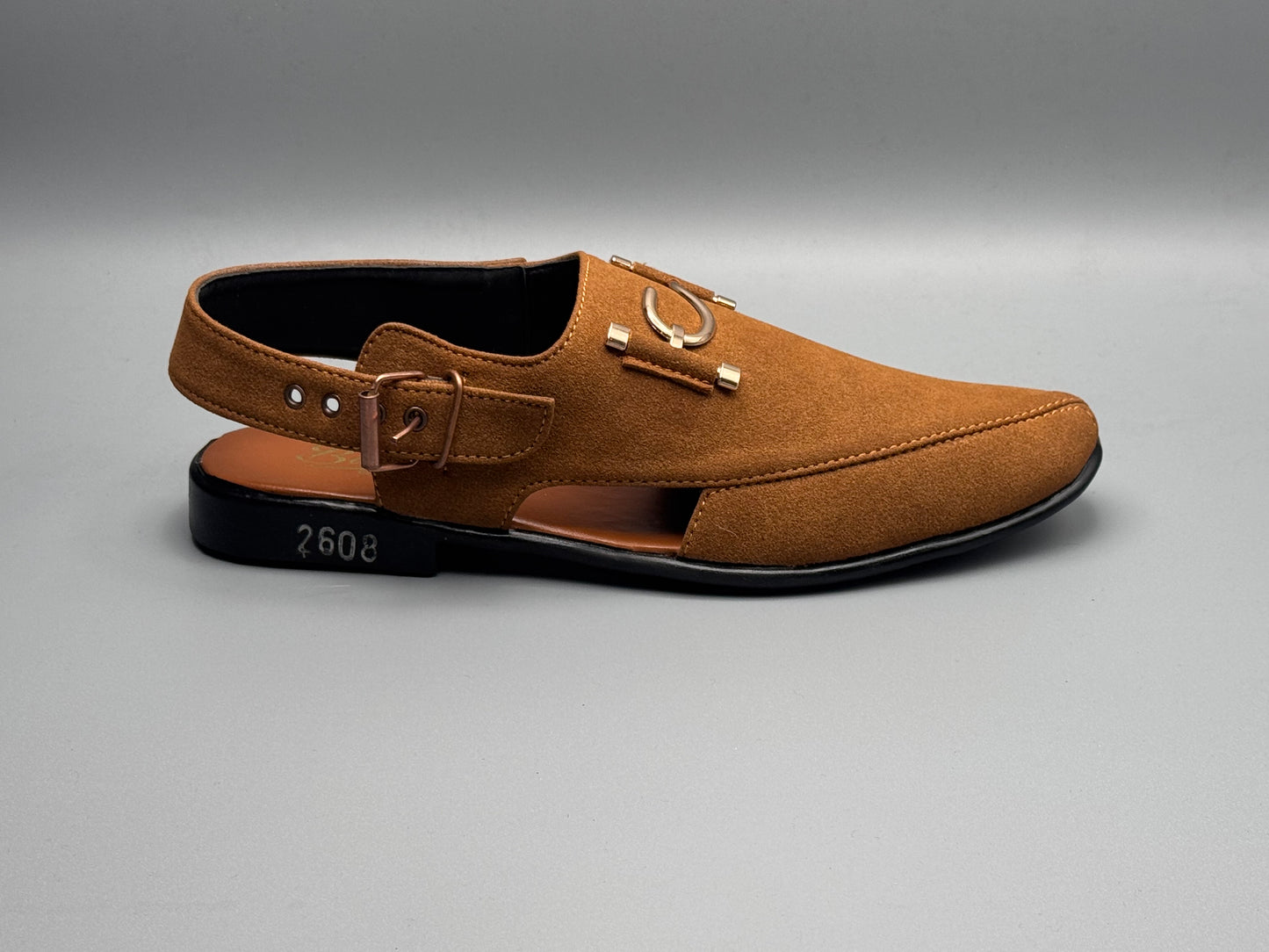 S-Suede chappal (Mustard)