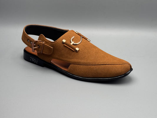 S-Suede chappal (Mustard)