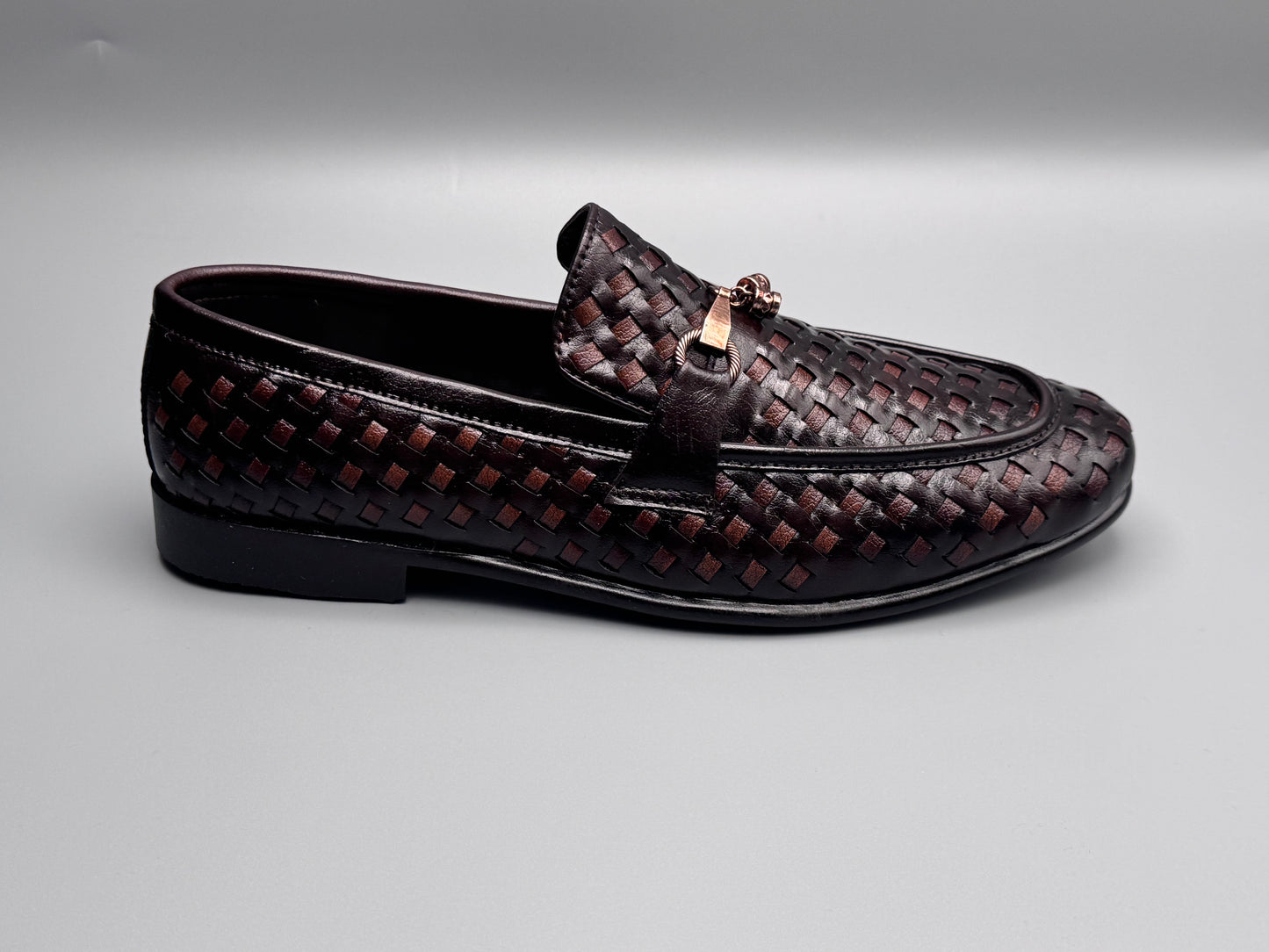 Croco dress shoes (royal)