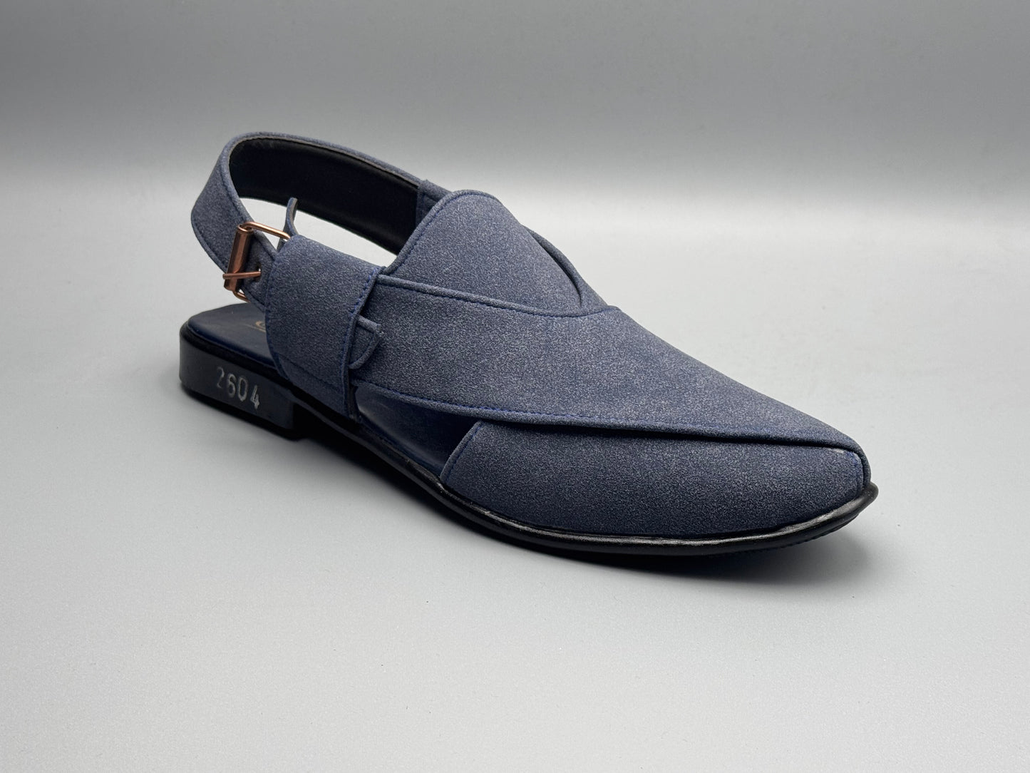 Balli Suede Chappal (Blue)