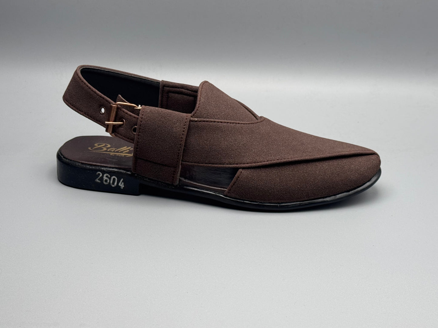 Balli Suede Chappal (Brown)