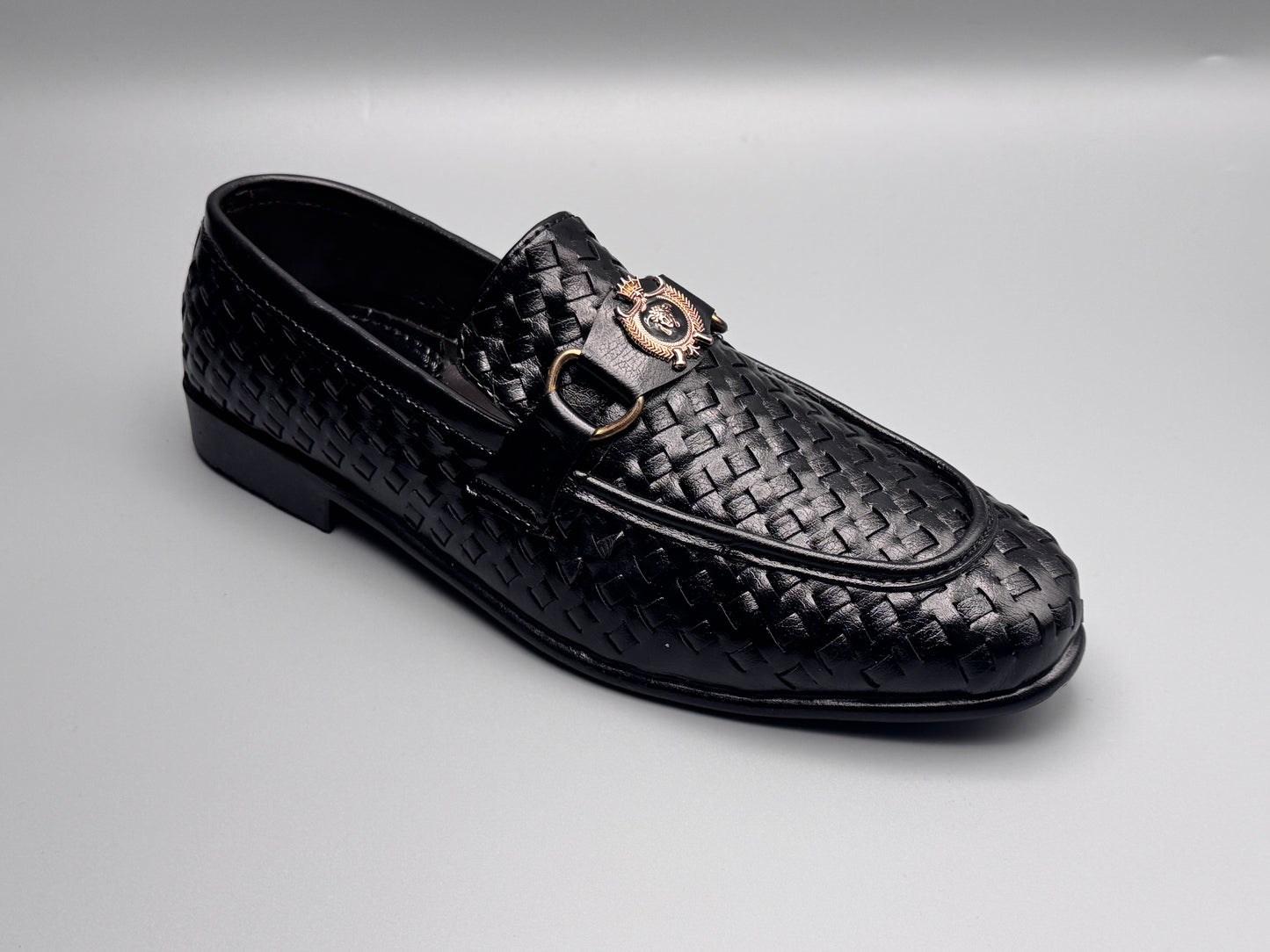 Croco dress shoes (royal)