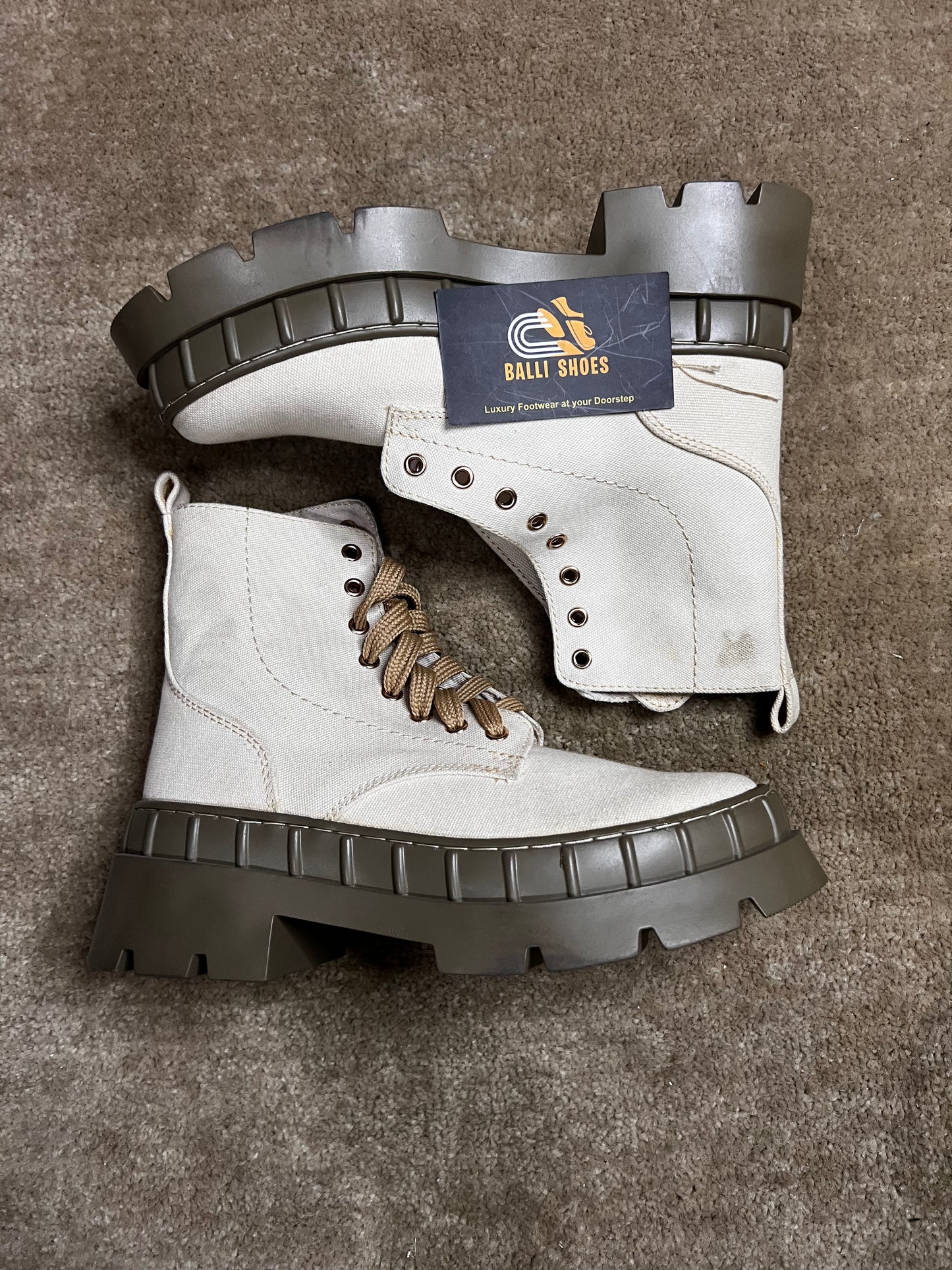 Leather boots chunky (LSL-50)