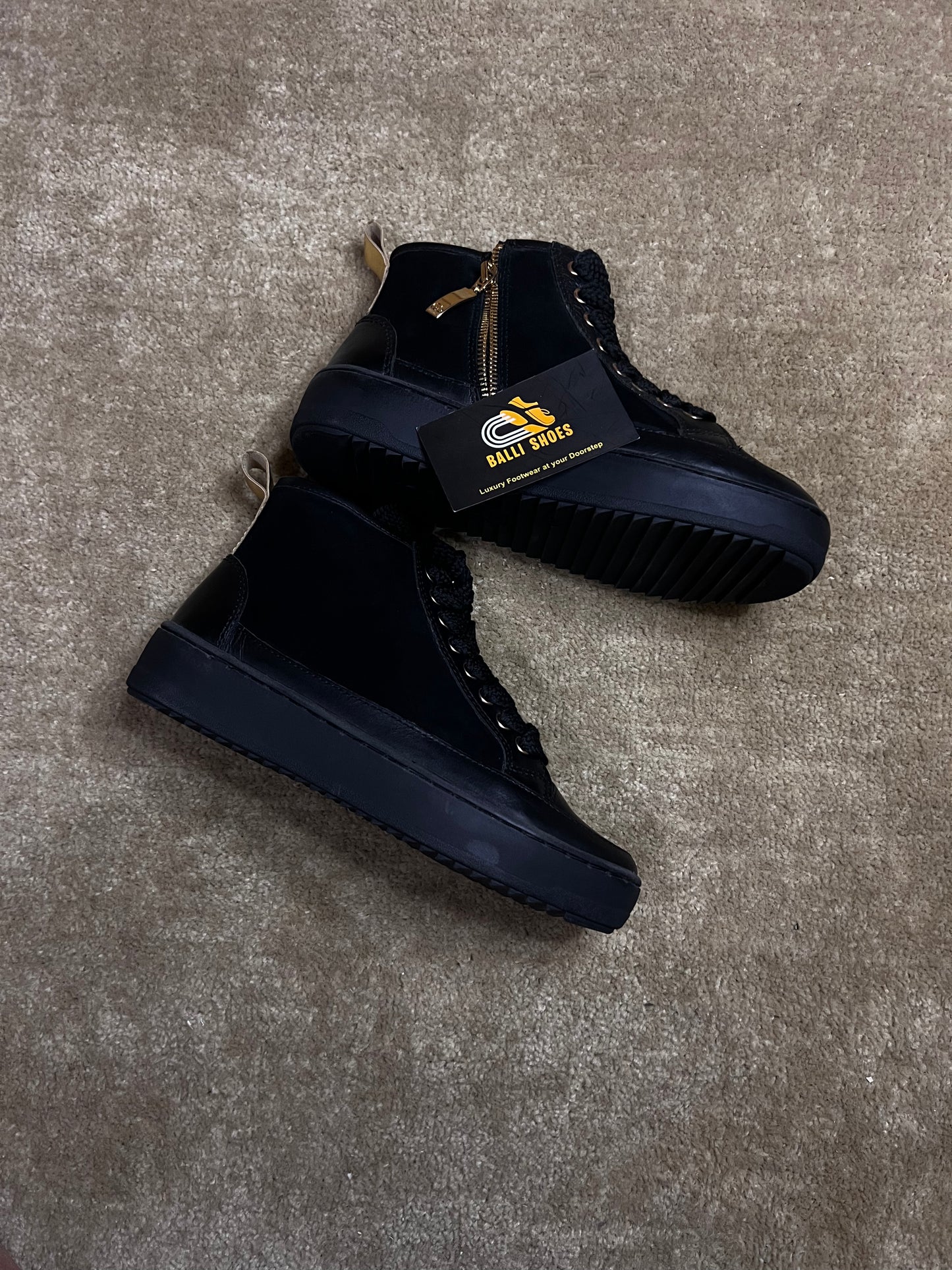 Leather sneaker chunky (S-01)