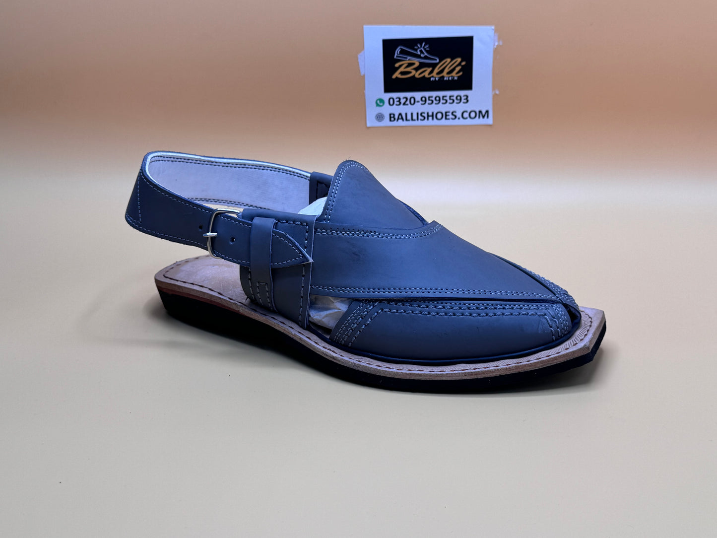 Leather tyresole chappal