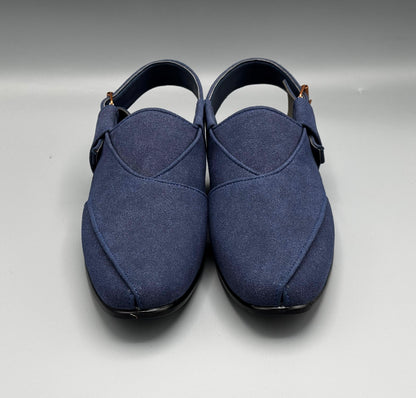 Balli Suede Chappal (Blue)