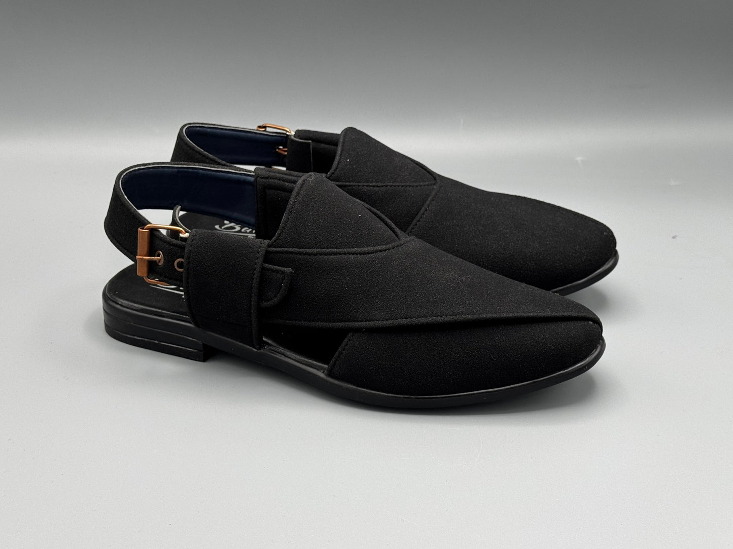 Balli Suede Chappal (Black)