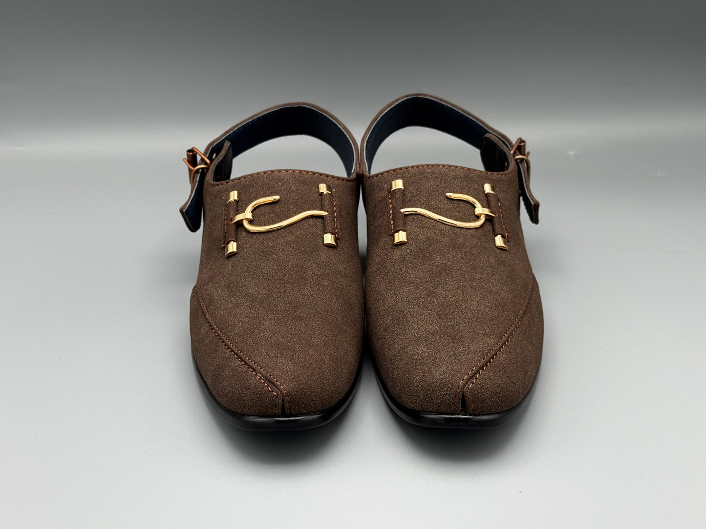 S-Suede chappal (dark brown)