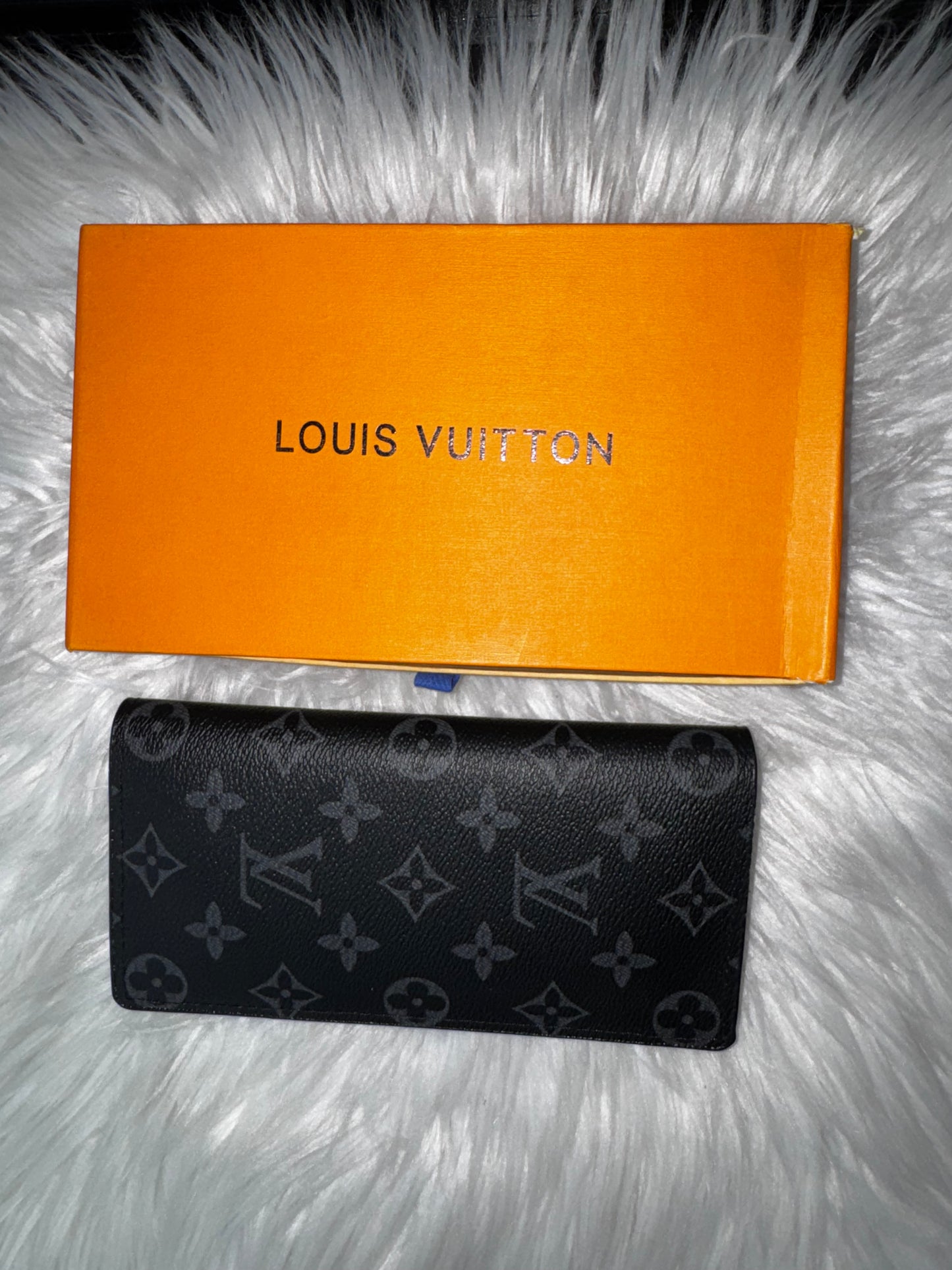 Branded long wallet imported