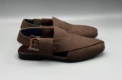 Balli Suede Chappal (Brown)