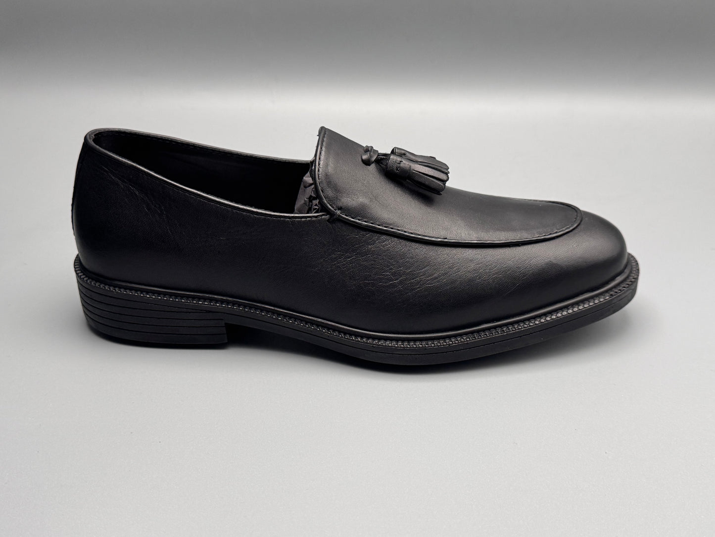 Leather dress shoes