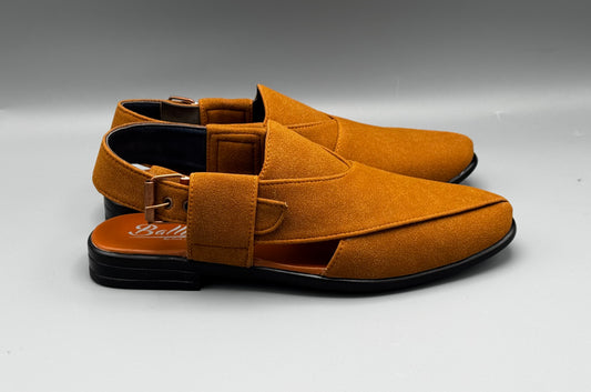 Balli Suede Chappal (Mustard)