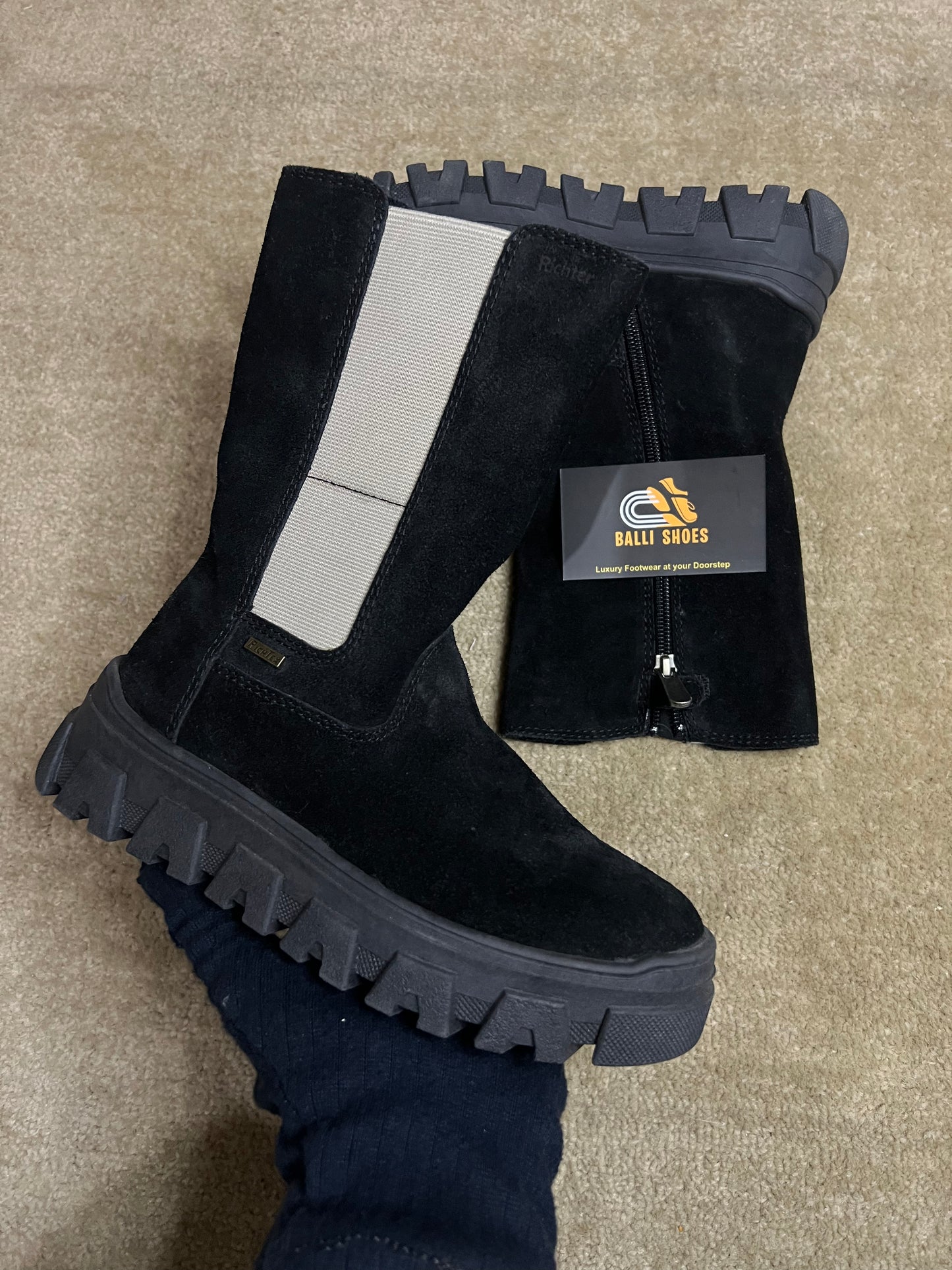 Leather Swede boots (kids) (LSL-13)