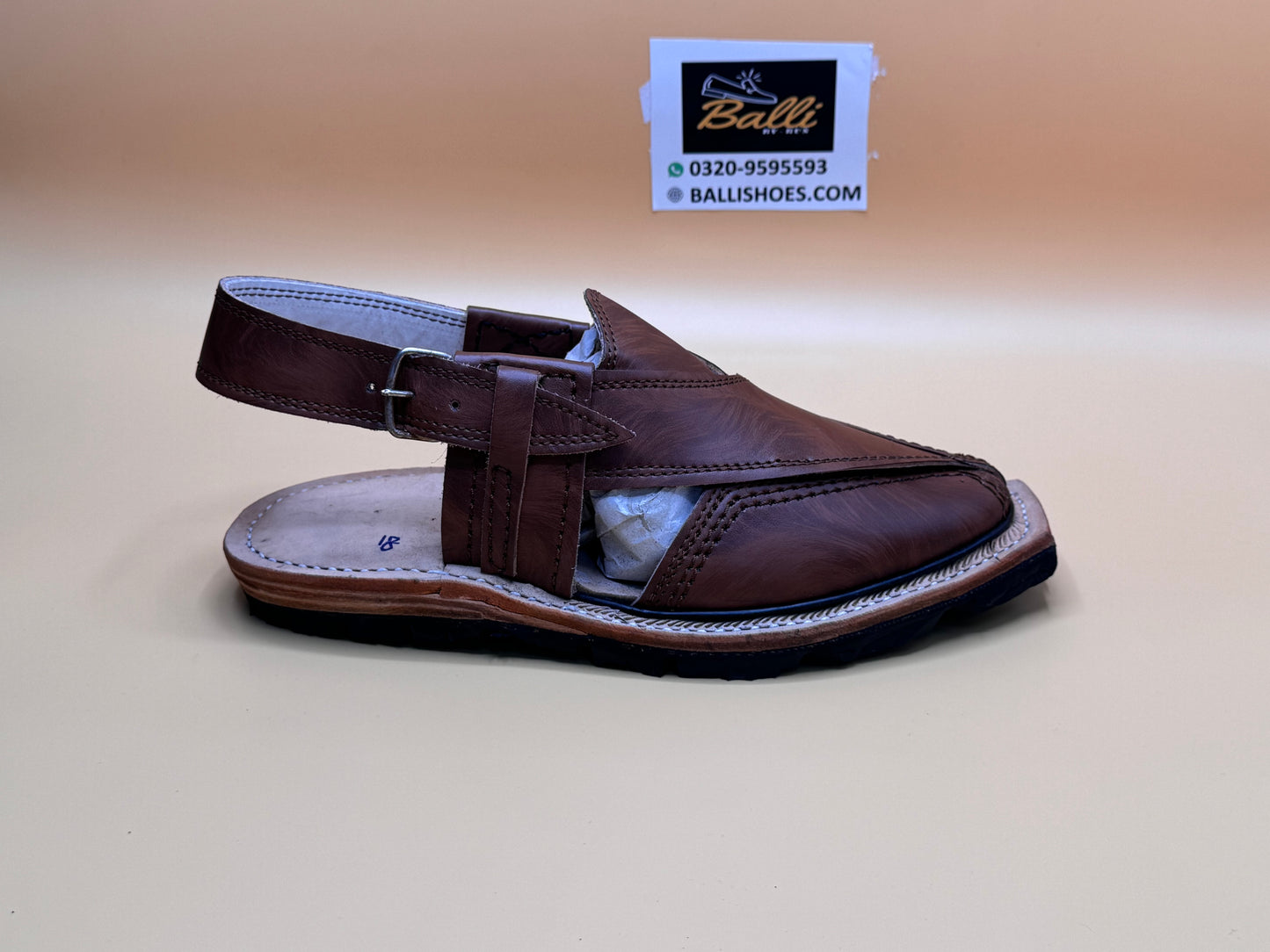 Leather tyresole chappal