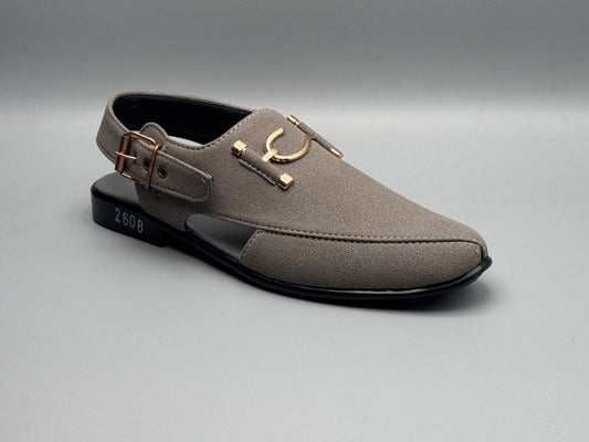 S-Suede chappal (Grey)
