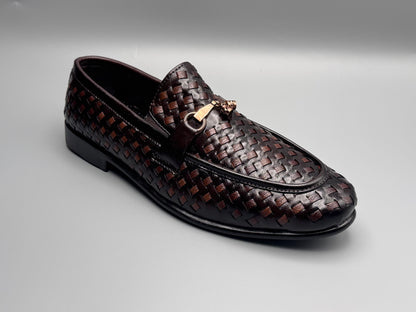 Croco dress shoes (royal)