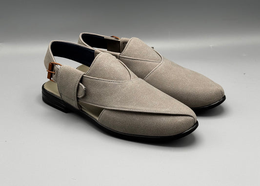 Balli Suede Chappal (Grey)