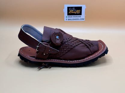 Leather tyresole chappal