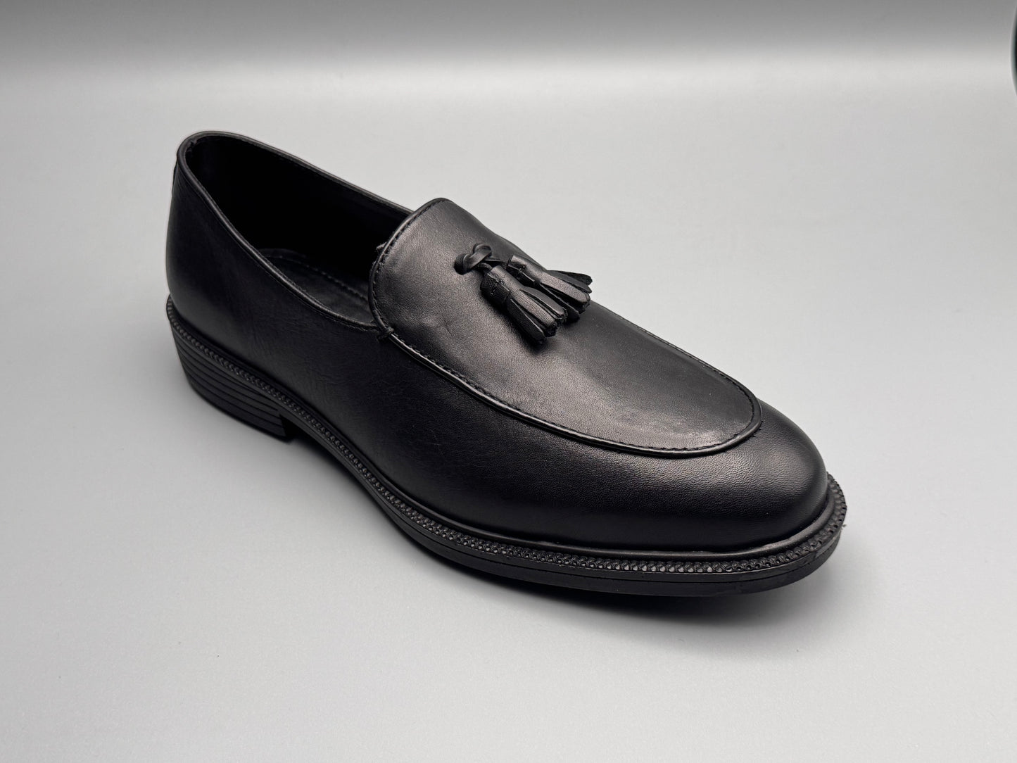 Leather dress shoes