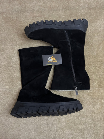 Swede Wooly leather boots (LS-09)