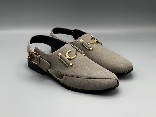 S-Suede chappal (Grey)
