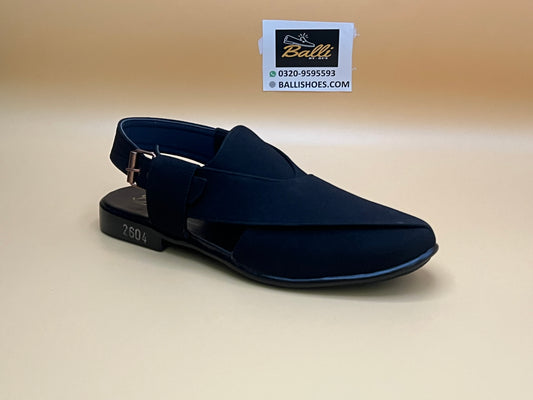 Balli Suede Chappal (Black)