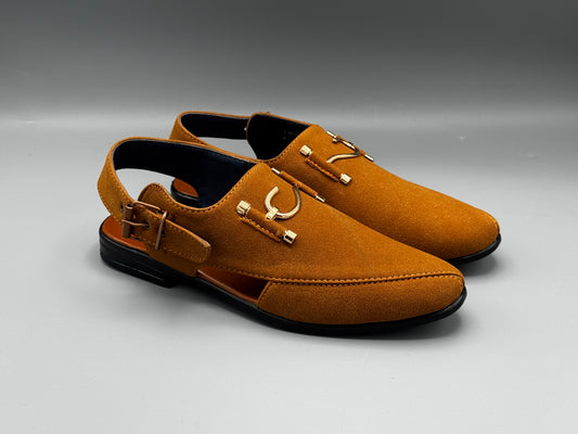S-Suede chappal (Mustard)