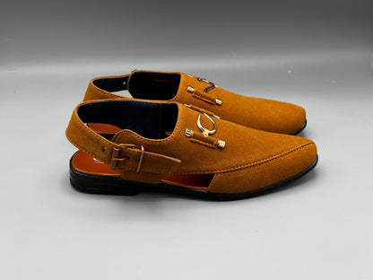S-Suede chappal (Mustard)