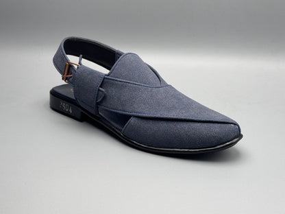 Balli Suede Chappal (Blue)