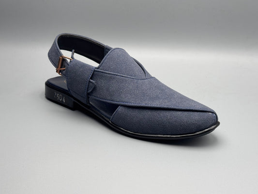 Balli Suede Chappal (Blue)