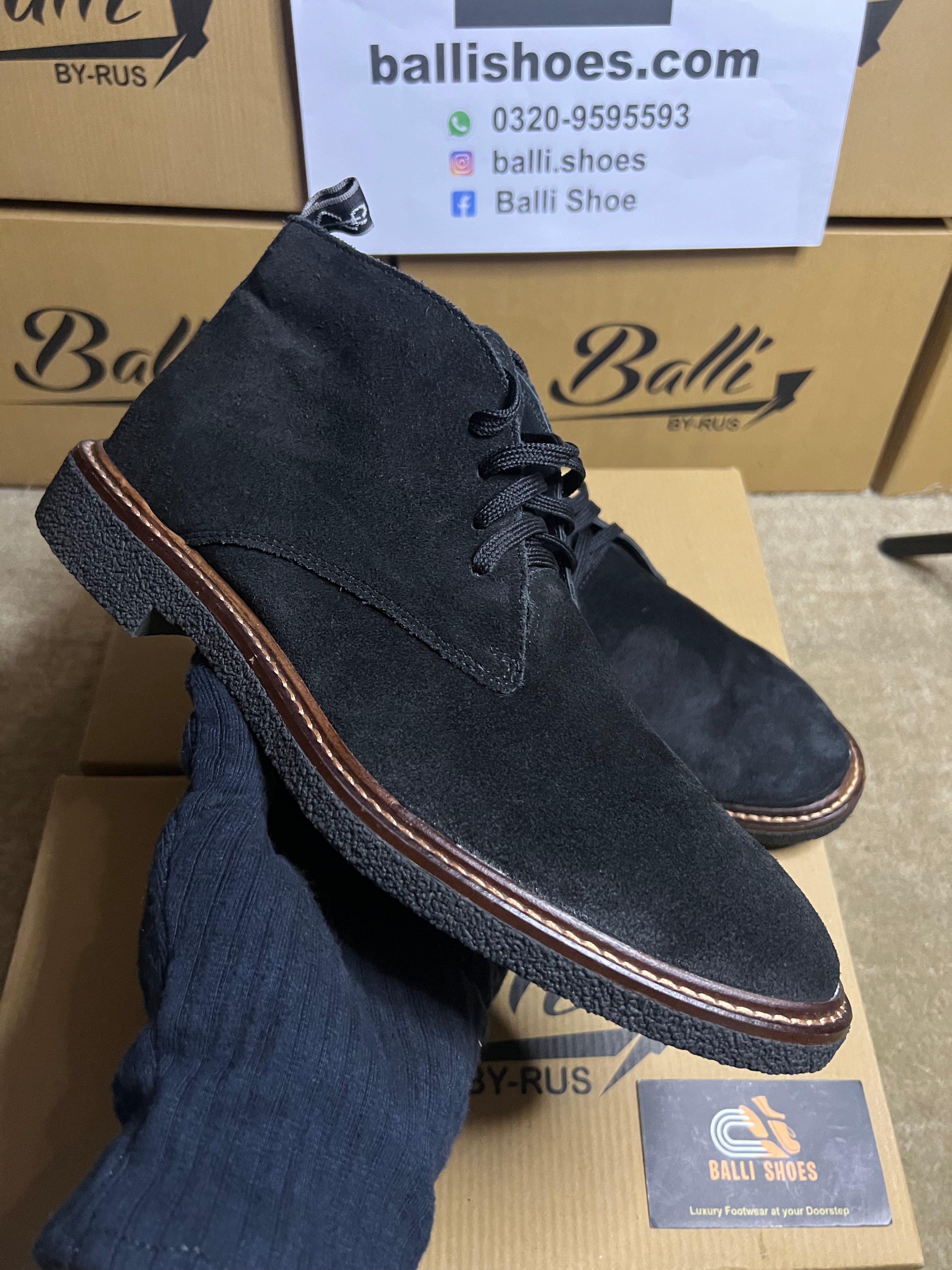 Suede leather boots – Balli Shoes