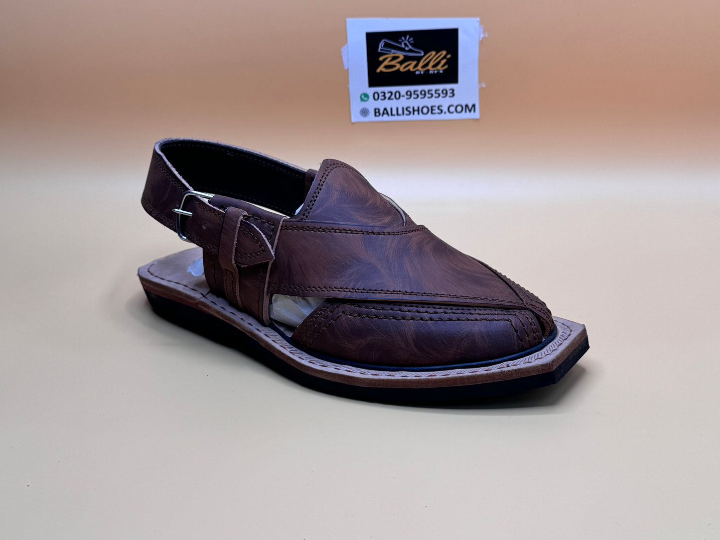 Leather tyresole chappal