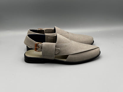 Balli Suede Chappal (Grey)