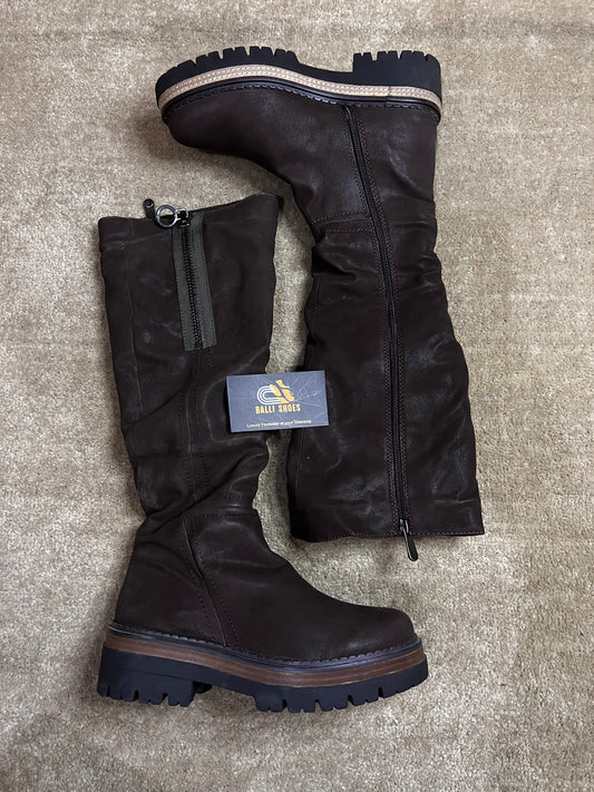 Leather long boots (Br - 01)