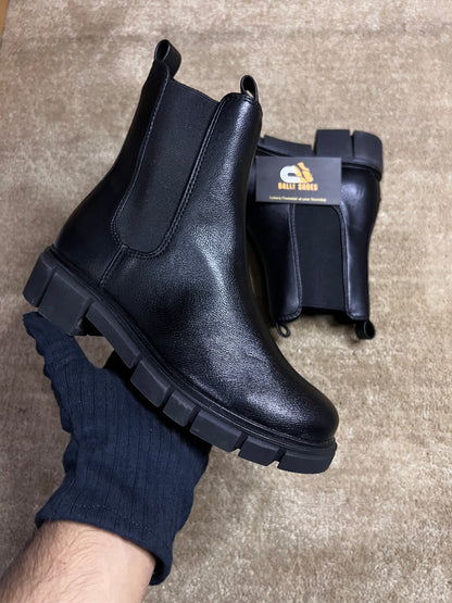 Leather chelsea boots (LSL-56)