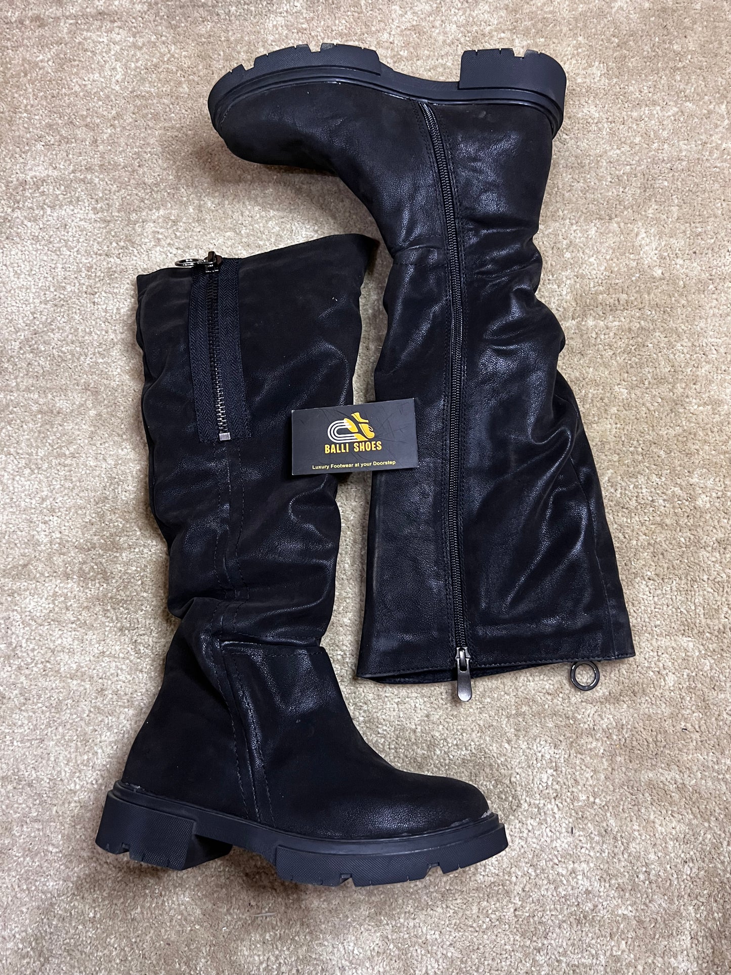 Leather long boots (LSG-02)