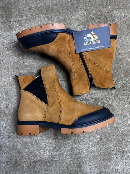 Leather chelsea boots (LSL-42)